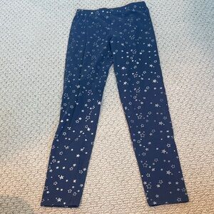 Vigoss Navy Leggings with Silver Star Pattern
